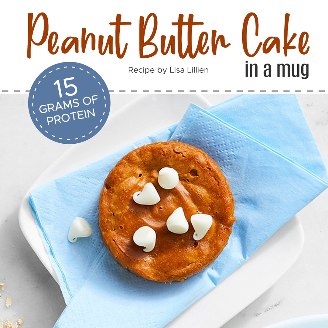 Peanut Butter Cake in a Mug