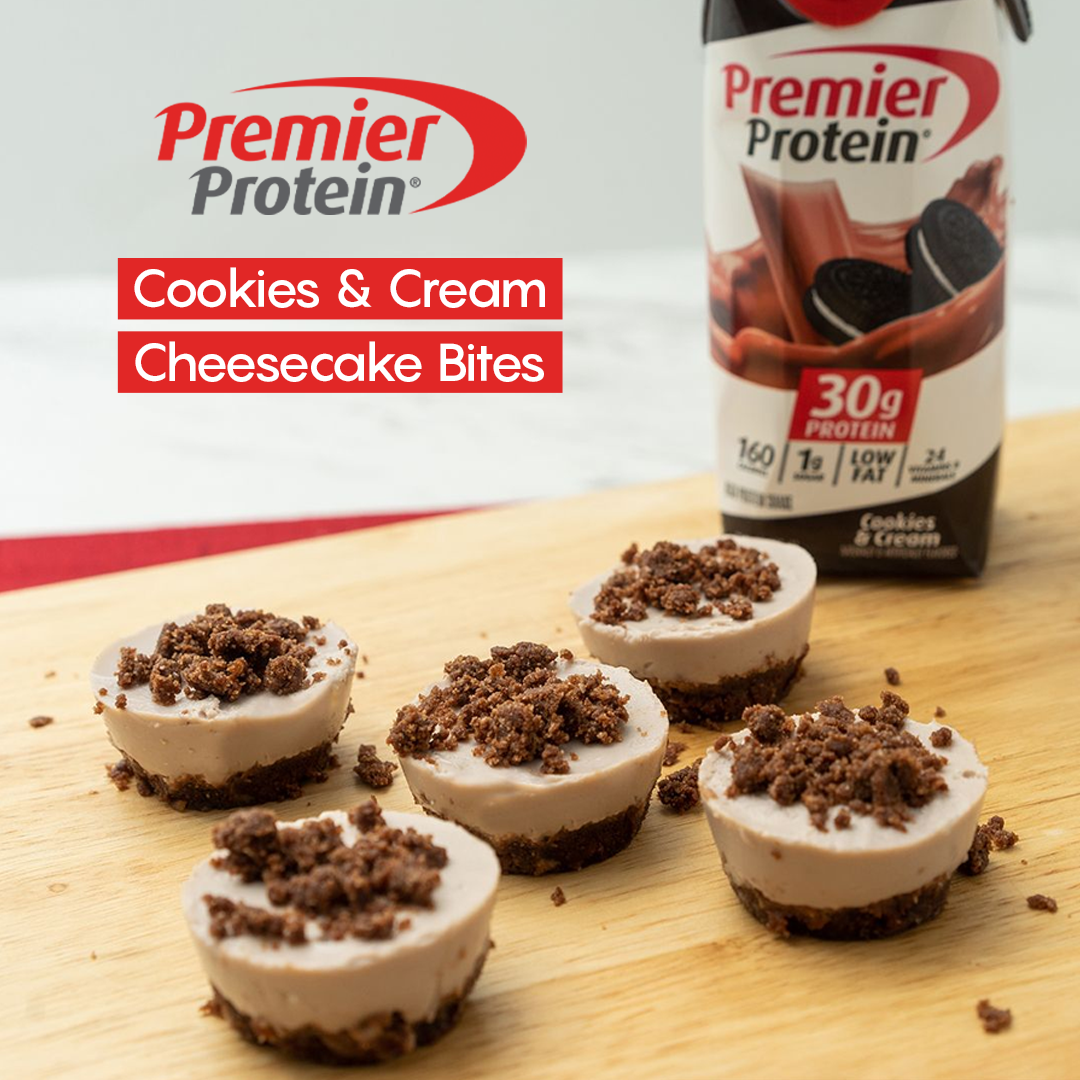 Premier Protein Cookies & Cream Cheesecake Bites