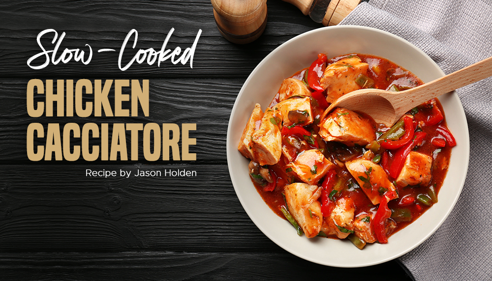 Slow Cooked Chicken Cacciatore